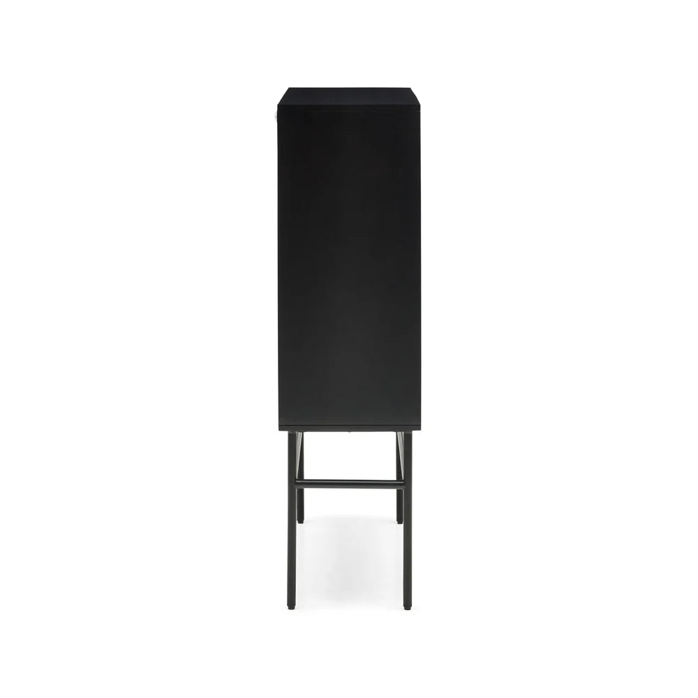 Timber Mosaic Drinks Cabinet : Ember