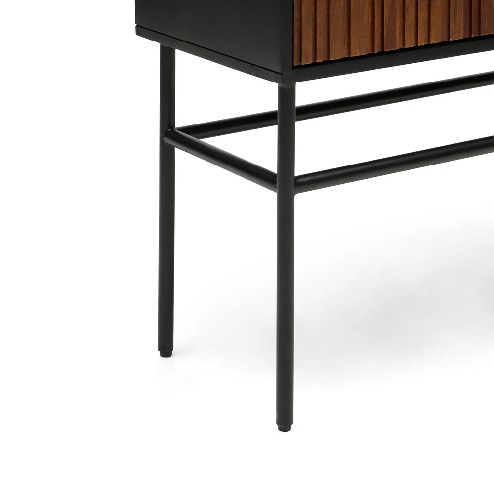 Timber Mosaic Drinks Cabinet : Ember