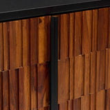 Timber Mosaic Drinks Cabinet : Ember
