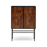 Timber Mosaic Drinks Cabinet : Ember