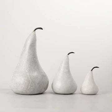 Marble Pear : White