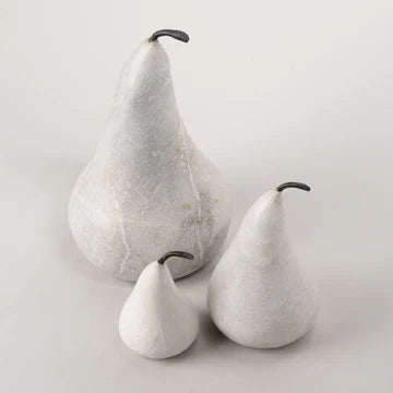Marble Pear : White