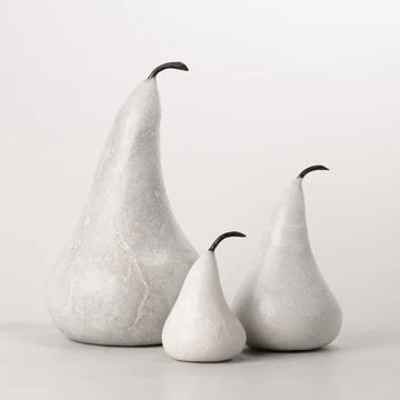 Marble Pear : White