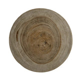 Koro Timber Sculptural Stool or Side Table : White Wash