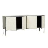 Bone Inlay Buffet with Iron Frame