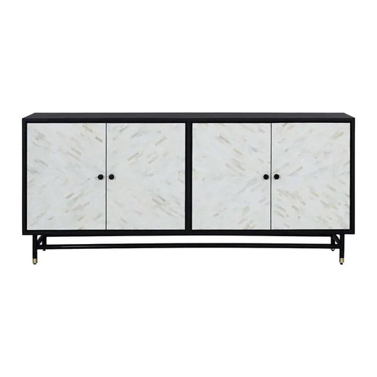 Bone Inlay Buffet in Black and White