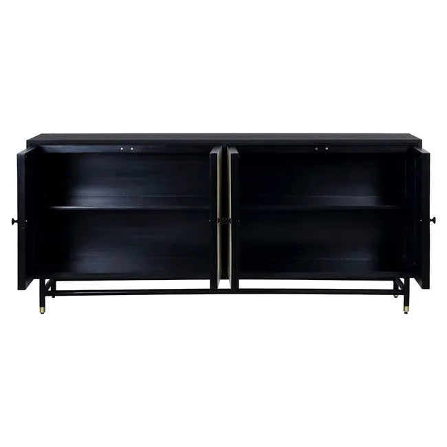 Bone Inlay Buffet in Black and White