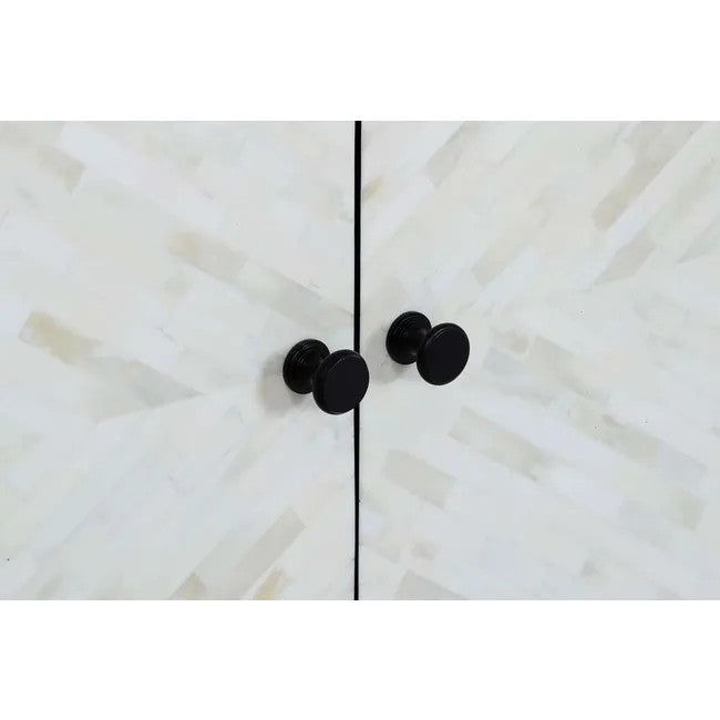 Bone Inlay Buffet in Black and White