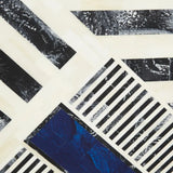 Bone Inlay Cabinet : Abstract : Navy