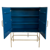 Bone Inlay Cabinet : Arches : Indigo