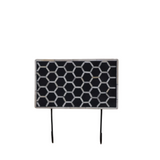 Bone Inlay Small Wall Hook : Abela : Black
