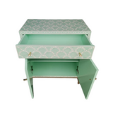Bone Inlay 2 Door Buffet : Fan : Green