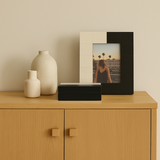 Bone Inlay Rectangular Box : Night and Day : Natural & Black