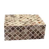 Bone Inlay Mid Size Box : Moroccan : Mocha Mousse