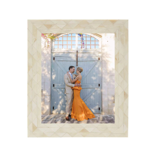 Elegance Bone Inlay Picture Frame : Large