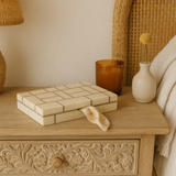 Horn Inlay Rectangular Box : Abstract : Natural