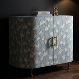 Bone Inlay Cabinet : Snowdrop : Hamptons Blue