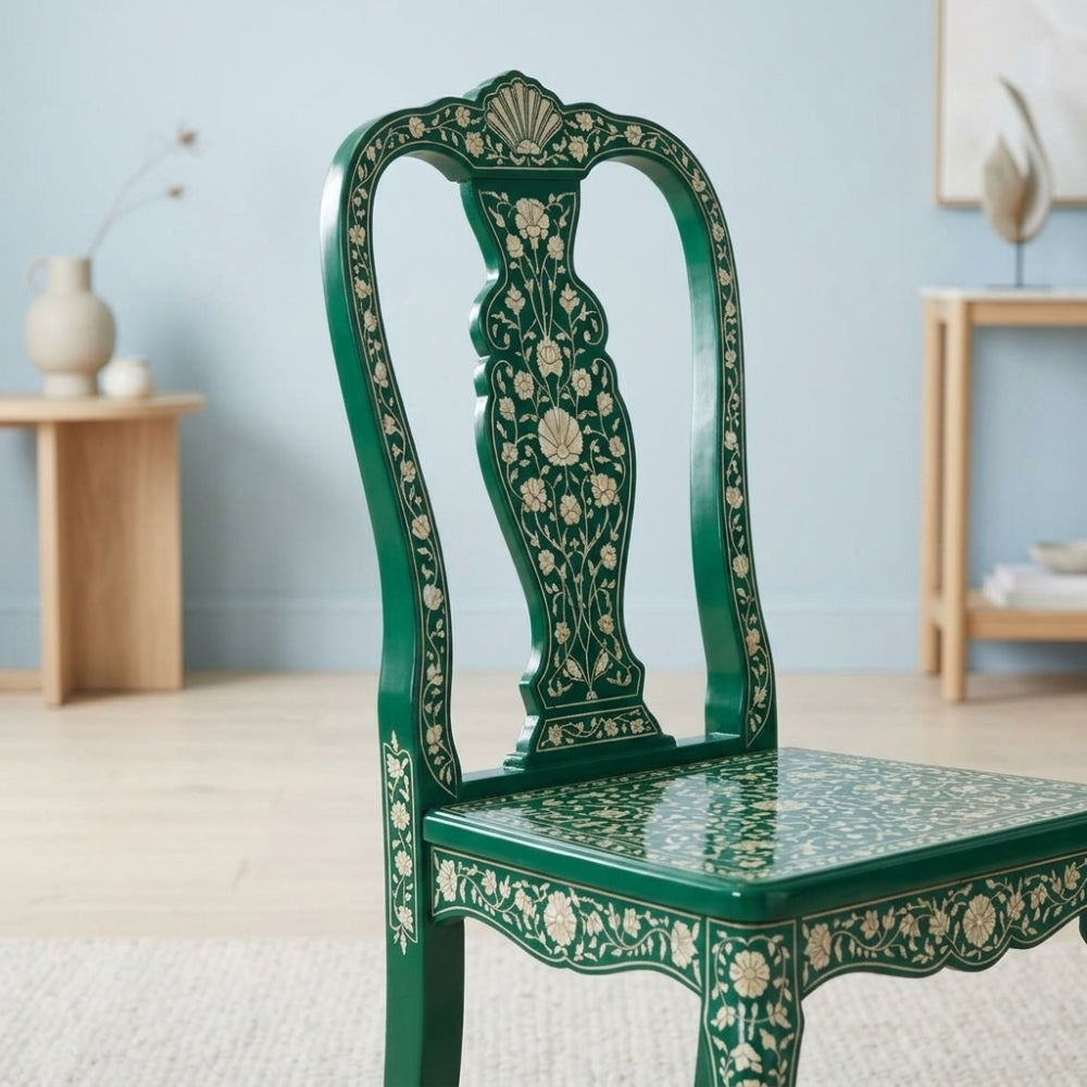 Bone Inlay Dining Chair : Camino : Green