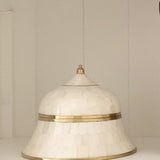 Bone & Brass Moghul Box : White Single Box