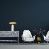 Bone Inlay 4 Drawer Sideboard : Zelliges : Black