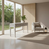 Bone Inlay Console : Starburst : Grey