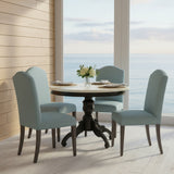 Bone Inlay Dining Table with French Base