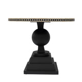 Bone Inlay Dining Table with Pedestal Base