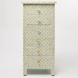 Bone Inlay Tallboy : Starburst : Grey
