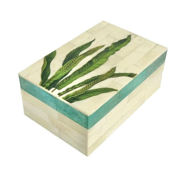 Bone Trinket Box - Fern