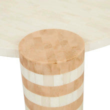 Bone Inlay Square Coffee Table : Brickwork : Natural