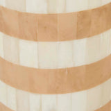 Bone Inlay Square Coffee Table : Brickwork : Natural
