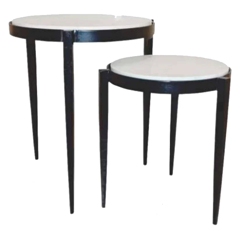 Kath Marble Side Table Set