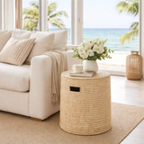 Artisan Ilala Palm Table/Basket