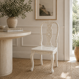 Bone Inlay Dining Chair : Camino : White