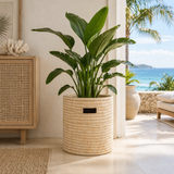 Artisan Ilala Palm Table/Basket