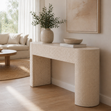 Arcadia Bone Inlay Console : Limestone