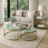 Marble Side Table : Green