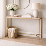 Marble Console Table : Rose