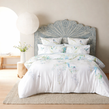 Bone or Mother of Pearl Inlay Peacock Bedhead