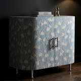 Bone Inlay Cabinet : Snowdrop : Hamptons Blue