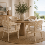 Bone Inlay Dining Chair : Camino : Natural