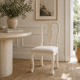 Bone Inlay Dining Chair : Camino : White