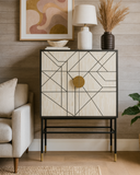 Bone Inlay Bar Cabinet : Abstract