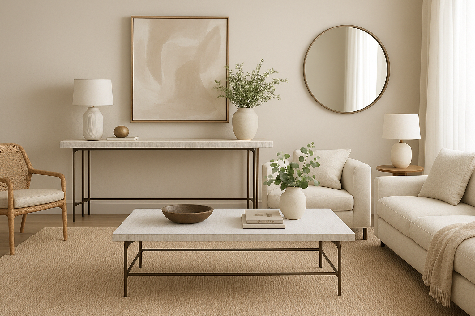 Bone Inlay Coffee Table wtih Antique Brass Legs : Pinstripe : Charcoal