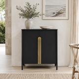 Timber Drinks Cabinet : Arco : Black