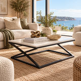 Noir Grande Coffee Table : Marble