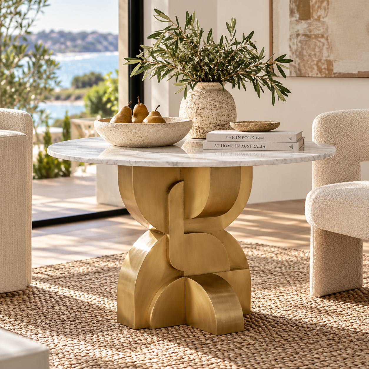 Valencia Dining Table : Marble