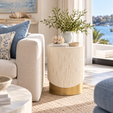 Solana Bone Inlay Side Table