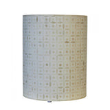 Bone Inlay Side Table : Starburst : White