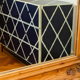 Bone Inlay 3 Drawer Chest : Delta : Black